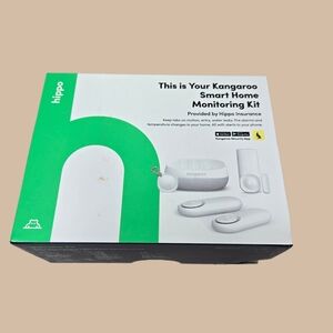 Hippo, Kangaroo Smart Home Monitoring Kit . Motion,  Entry,  Water Leaks & Fire